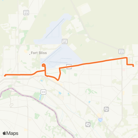 Sun Metro Montana BRIO map