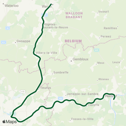 SNCB Jambes - - Charleroi-Central map