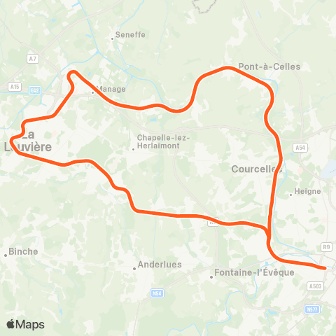 SNCB Luttre - - Manage map