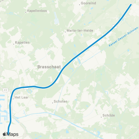SNCB Anvers-Central - - Noorderkempen (Brecht) map