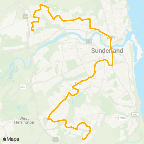 Stagecoach North East Interchange - Interchange map