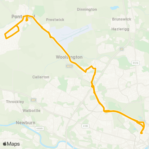 Stagecoach North East Eldon Square Bus Sta - Eldon Square Bus Sta map