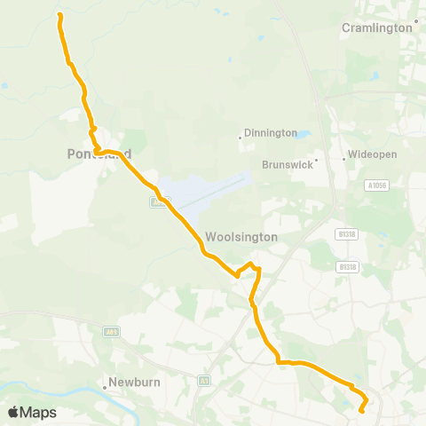 Stagecoach North East Eldon Square Bus Station - College map