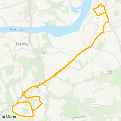 Stagecoach North East Interchange - Interchange map