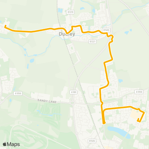 Stagecoach North East Gosforth Academy - Bus Station map