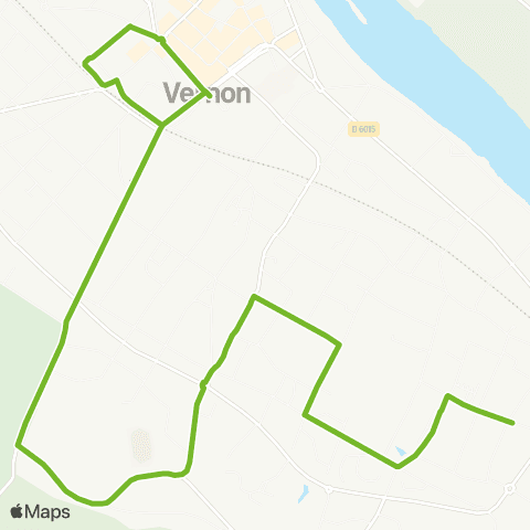 SN'go! Vernon les Douers <> République map