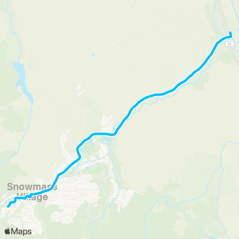 Snowmass SM BC Park & Ride Depr map