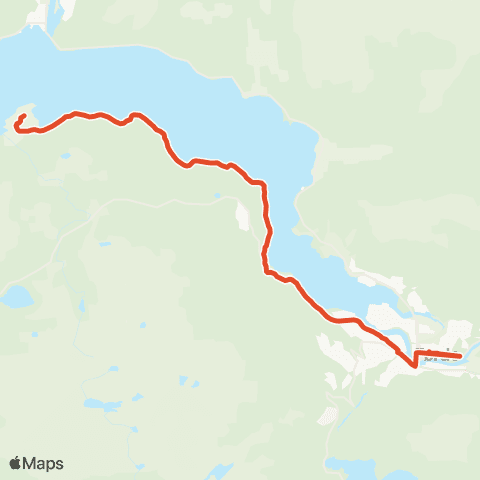 Skyss Førde-Karstad-Kråkenes map