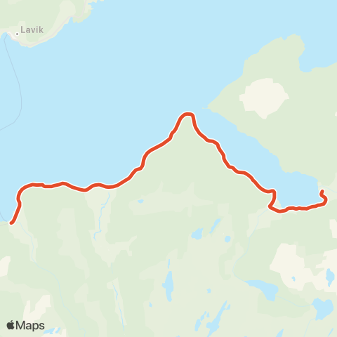 Skyss Østerbø-Indre Oppedal-Brekke map