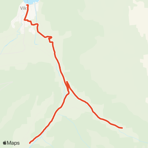 Skyss Refsdal-Myrkaskog-Vik map