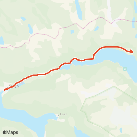 Skyss Stryn-Storesunde-Flo map