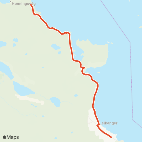 Skyss Borgundvåg-Leikanger map