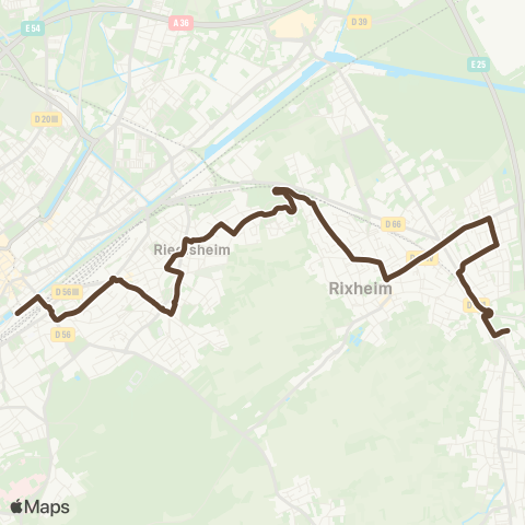 Soléa Gare Centrale - Centre Nautique map