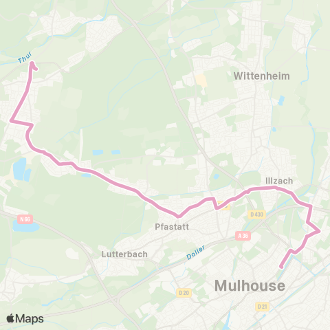 Soléa Hohmatten - Lefebvre map