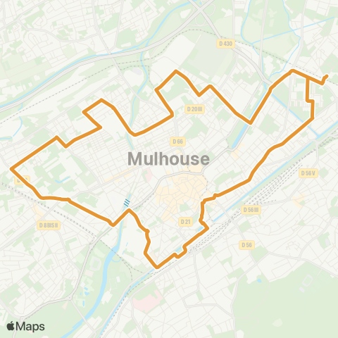 Soléa Jonq. - Lefebvre - C. Adm - Dornach - Gare - Jonq. map