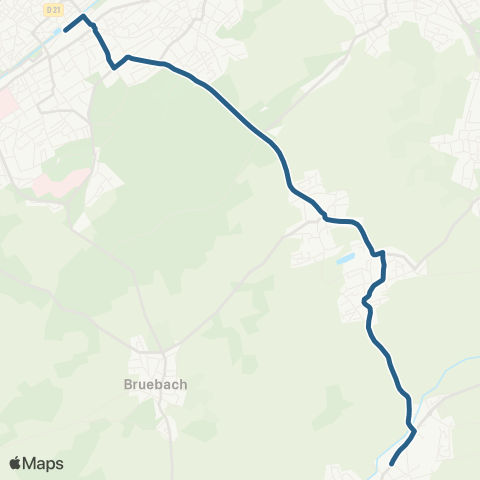 Soléa Dietwiller St-Wendelin - Mulhouse Gare Centrale map
