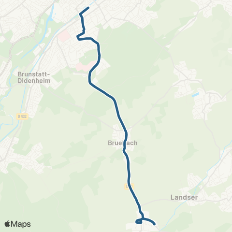 Soléa Steinb.-le-Bas Stiermatt - Mulhouse Gare Centrale map
