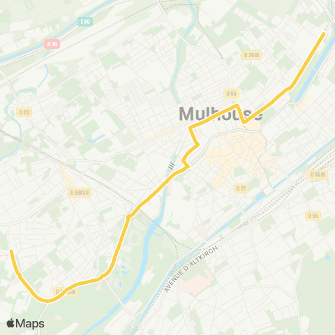 Soléa Ligne 2 Plan B map