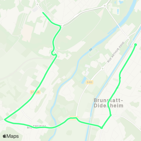 Soléa Bel Air - Super U map