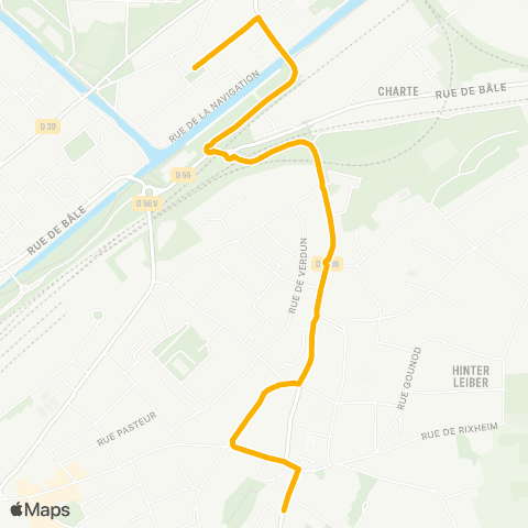 Soléa Scolaire Soléa Scolaire - Collège Gambetta map