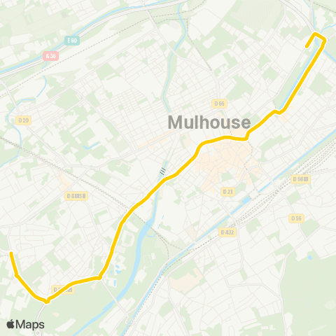 Soléa Ligne 2 - Plan B map