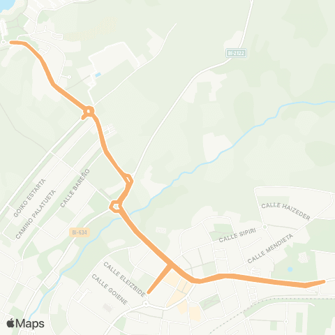 Sopelbus 3 Linea map