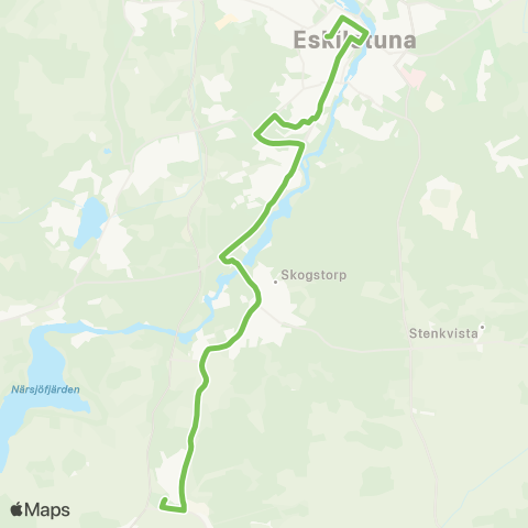 Sörmlandstrafiken Hållsta Industriområde—Fristadstorget map