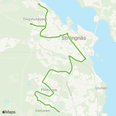 Sörmlandstrafiken Eldsundsviken—Nya Kyrkogården map