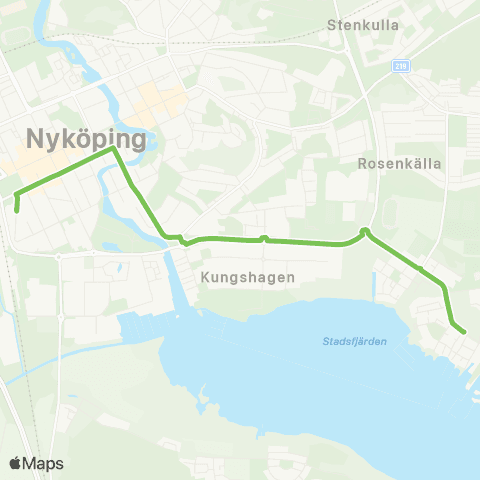 Sörmlandstrafiken Nyköping Bussterminal—Klyvaregatan map
