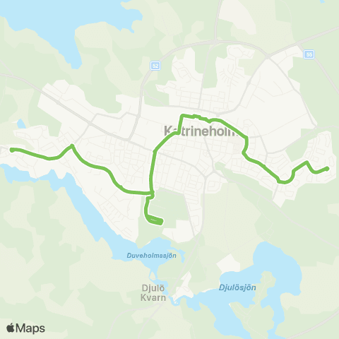 Sörmlandstrafiken Rådjursstigen—Laggarhult map