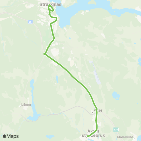 Sörmlandstrafiken Strängnäs Resecentrum—Åkers Styckebruk map