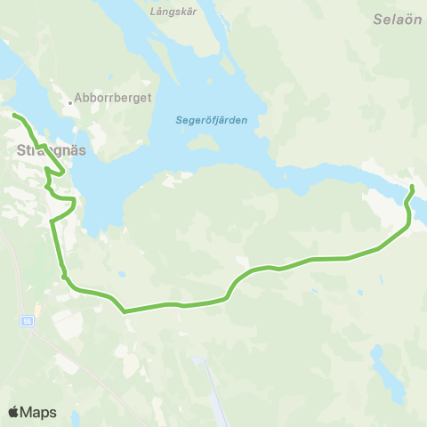Sörmlandstrafiken Vasaskolan—Läggesta Station map