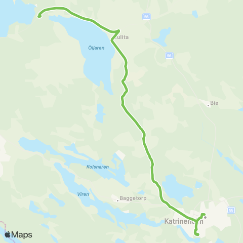 Sörmlandstrafiken Katrineholm Resecentrum—Nedre Gatan map