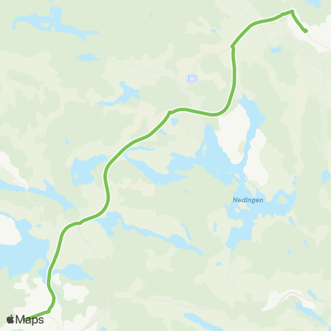 Sörmlandstrafiken Malmköping Busstation—Flen Station map