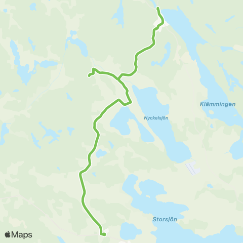 Sörmlandstrafiken Björnlunda—Laxnevägens Bussvändslinga map