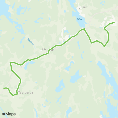 Sörmlandstrafiken Trosa Hamn—Nyköping Bussterminal map