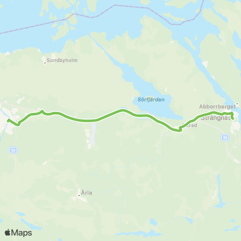 Sörmlandstrafiken Strängnäs Resecentrum—Kyrkogatan map