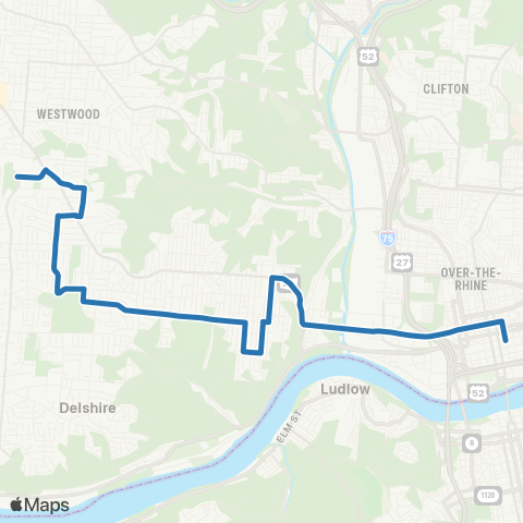 Metro SORTA West 8th Street map