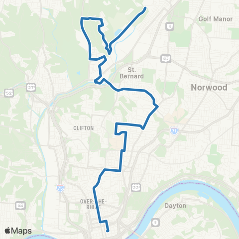 Metro SORTA Avondale map