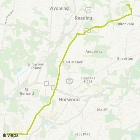 Metro SORTA UC Connector map