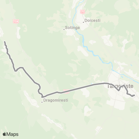 SPMT Micro XI - Centru - Spitalul Judetean - Priseaca - Dragomiresti - Ungureni - Manesti map