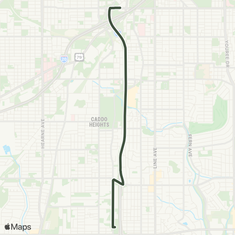 Sportran Southwest Connector map