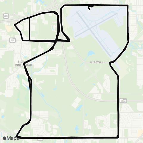 Sportran Walker / Pines Rd 24 map