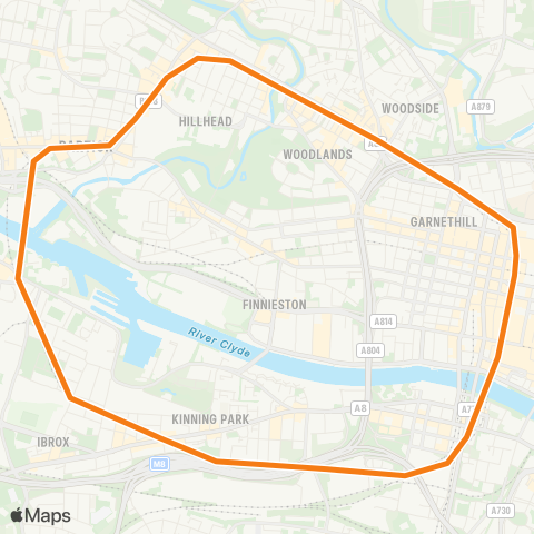 Strathclyde Partnership for Transport Subway map