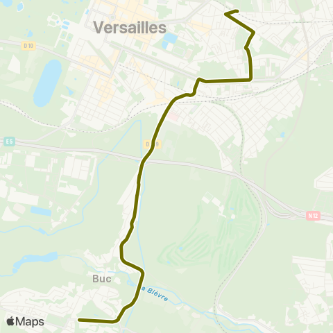 Île-de-France Mobilités Lycée Franco-Allemand / Ml King <>︎ Gare de Montreuil map