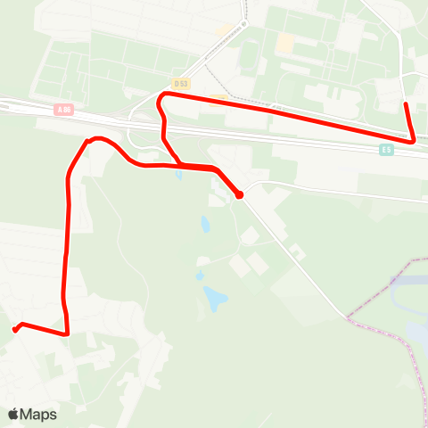 Île-de-France Mobilités Mairie / Tarron <>︎ Victor Hugo map