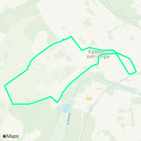 Île-de-France Mobilités Gare d'Épinay-s/-Orge <>︎ Gare d'Épinay-s/-Orge map