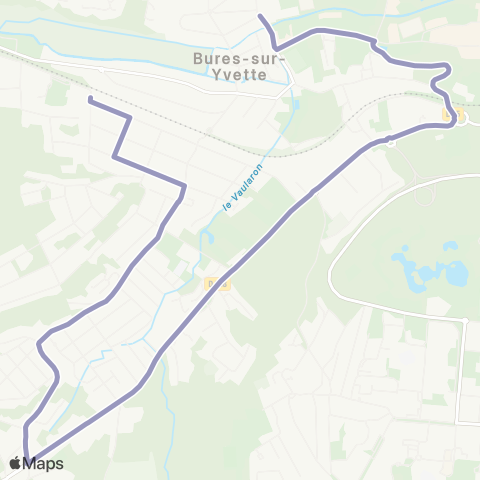 Île-de-France Mobilités Collège de la Guyonnerie <>︎ Briand map