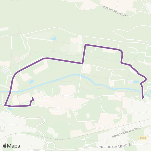 Île-de-France Mobilités Campus Vallée <>︎ Gare d'Orsay / l'Yvette map