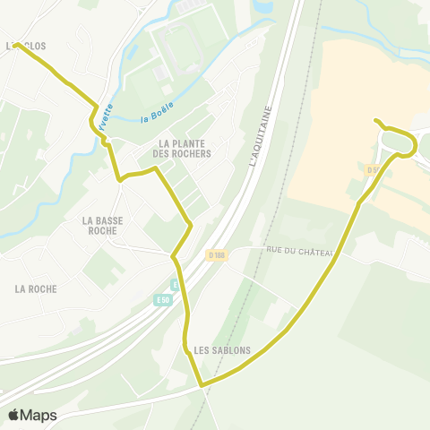 Île-de-France Mobilités Gare de Palaiseau Villebon <>︎ Ctre comm. Villebon 2 map